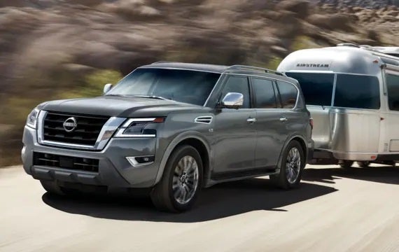 2023 Nissan Armada towing an airstream | Wallace Nissan in Stuart FL