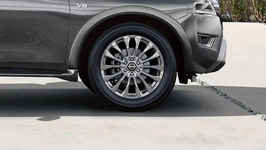2023 Nissan Armada wheel and tire | Wallace Nissan in Stuart FL