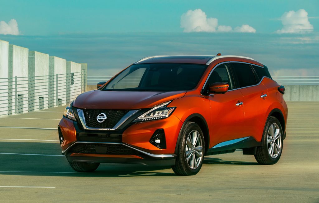 2021 Nissan Murano parked near Stuart, FL beach