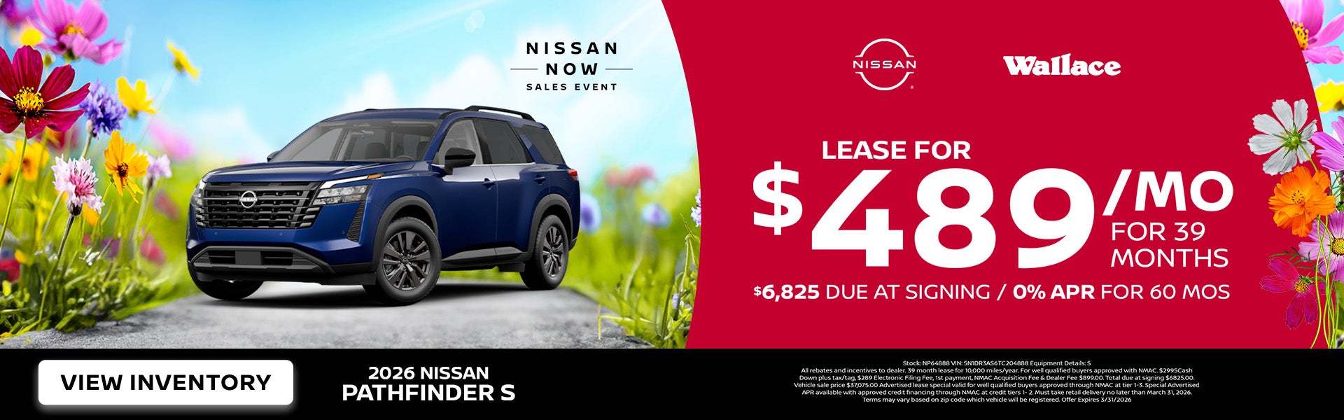 Nissan Pathfinder Special Offer