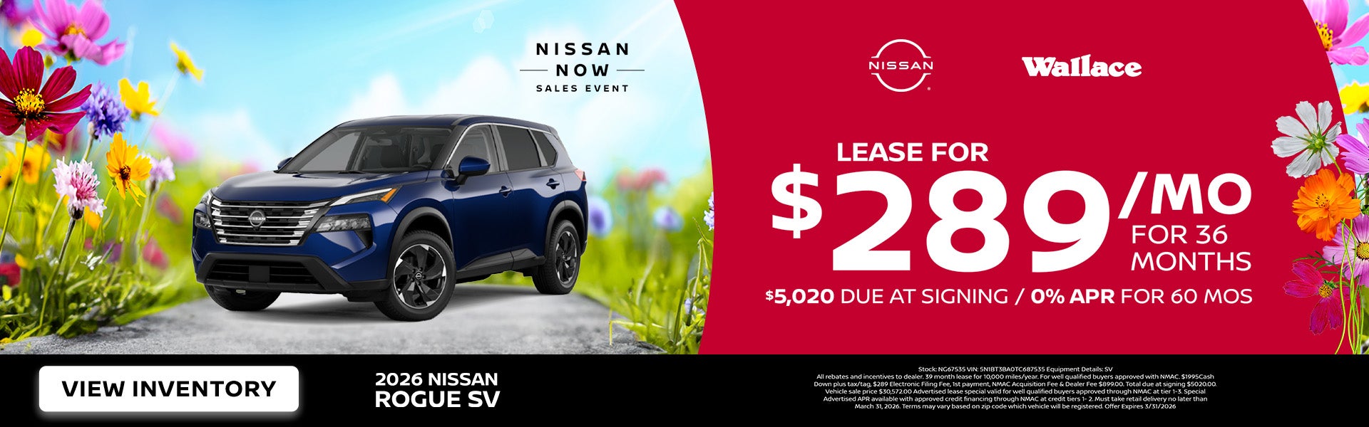 Nissan Rogue Special Offer