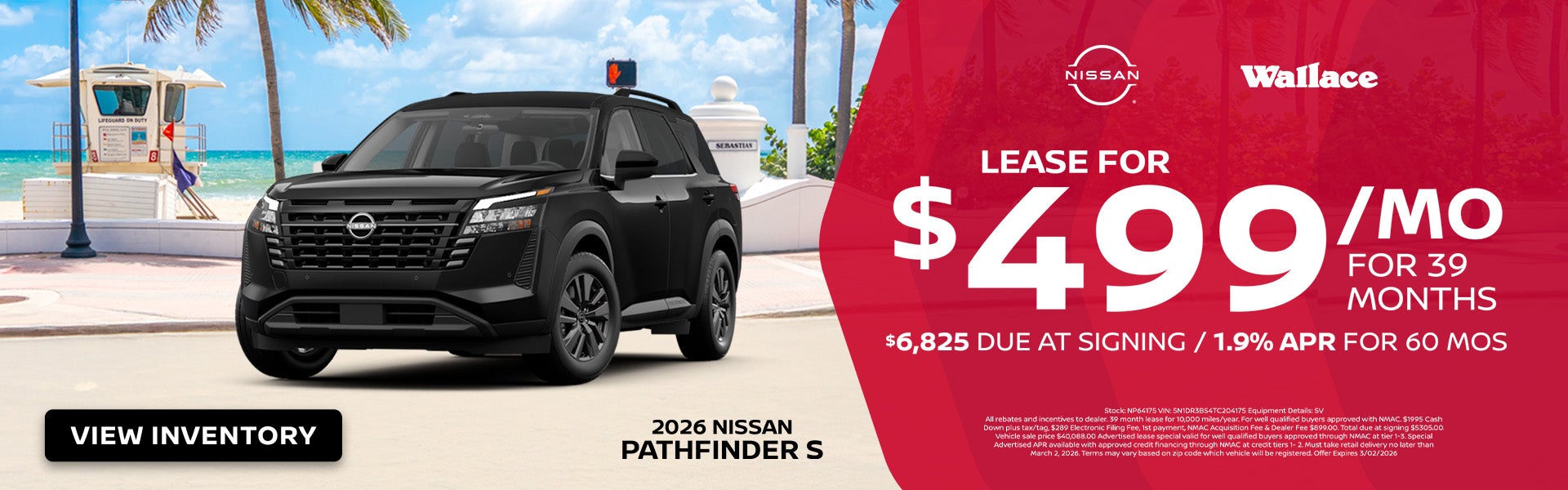 Nissan Pathfinder Special Offer