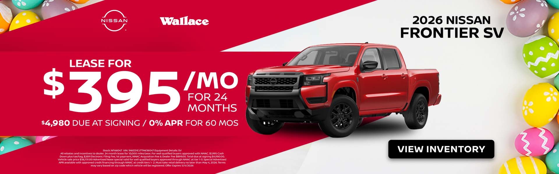 Nissan Frontier Special Offer