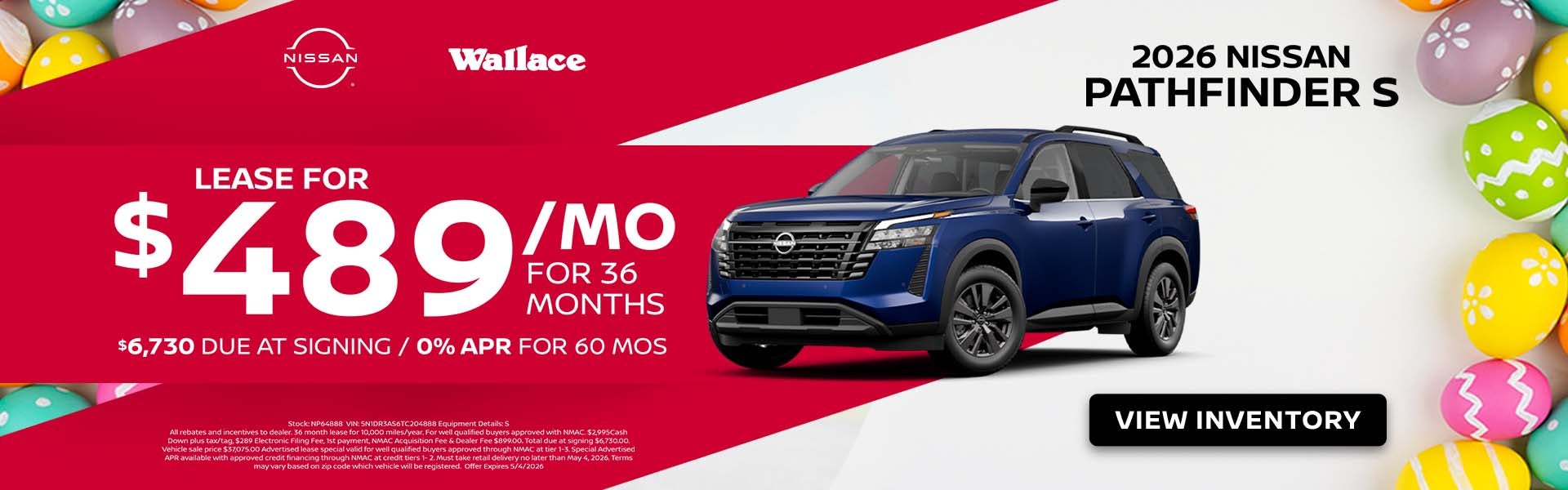 Nissan Pathfinder Special Offer