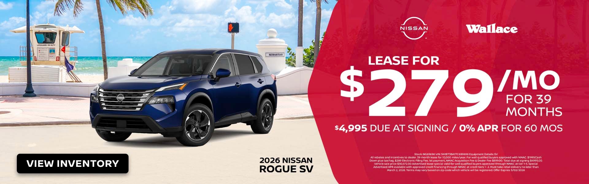 Nissan Rogue Special Offer