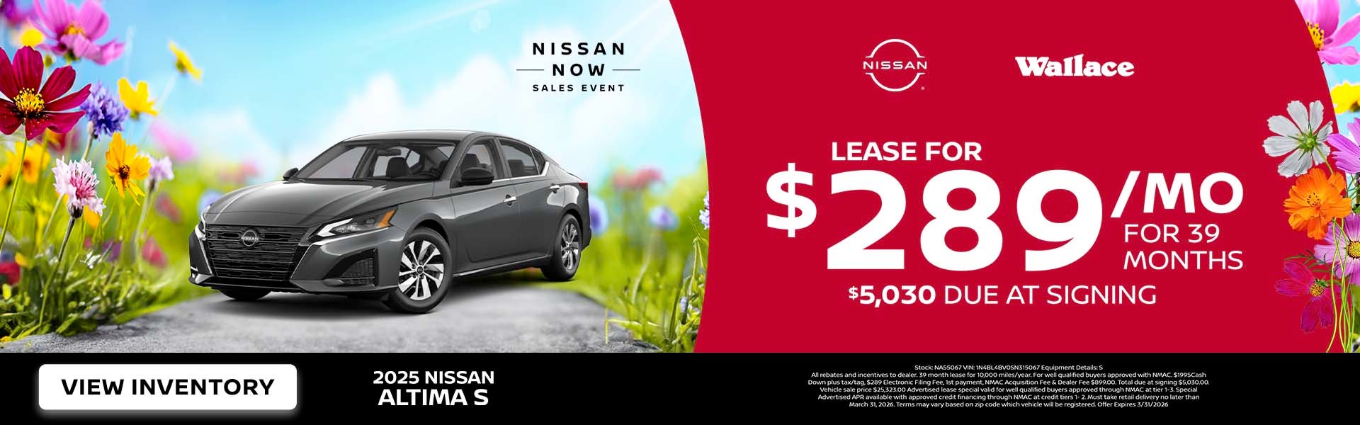 Nissan Sentra Special Offer