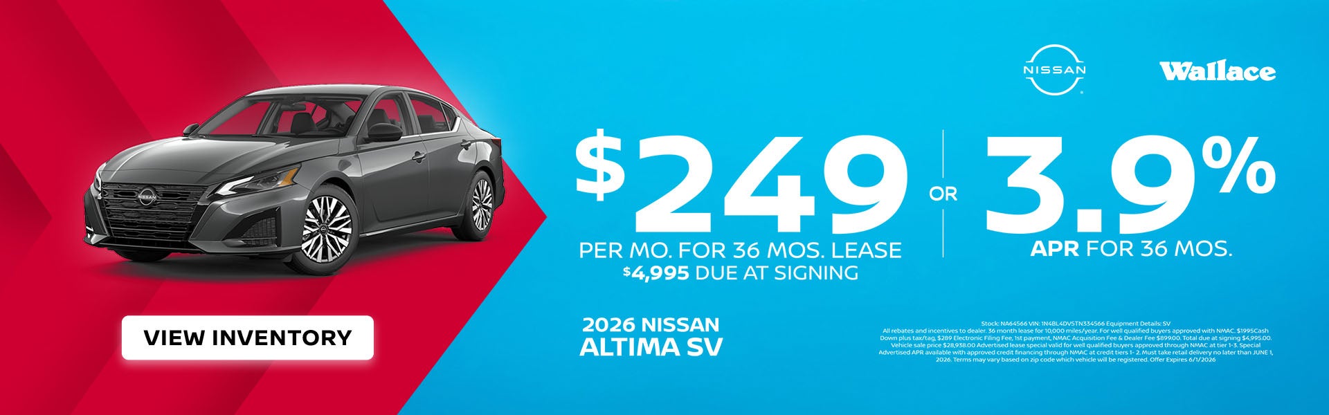 Nissan Sentra Special Offer